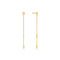 14kt Gold Disc Drop Earrings